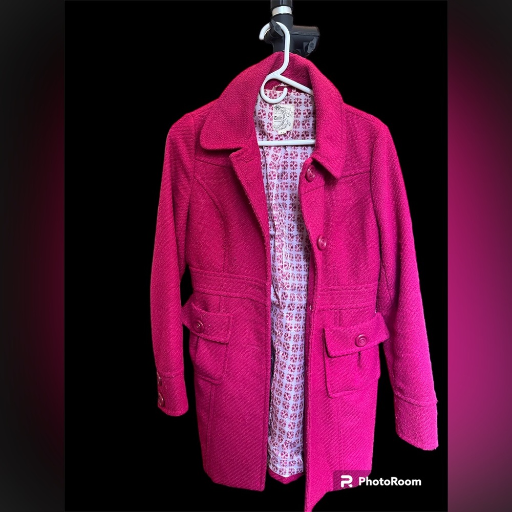 Pretty in pink! Cozy fall coat 💕